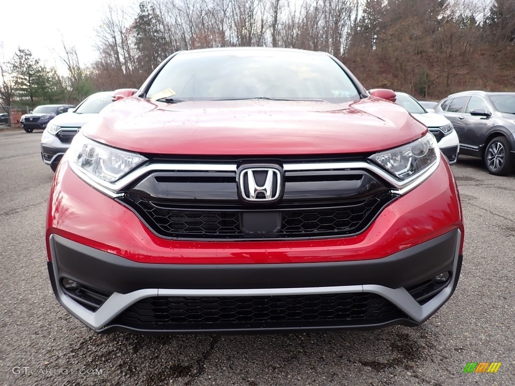 2021 CR-V EX-L AWD - Radiant Red Metallic / Gray photo #7