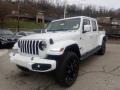 2021 Bright White Jeep Gladiator Overland 4x4  photo #1