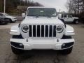 2021 Bright White Jeep Gladiator Overland 4x4  photo #2