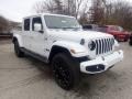 2021 Bright White Jeep Gladiator Overland 4x4  photo #3