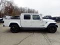 2021 Bright White Jeep Gladiator Overland 4x4  photo #4