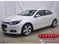 White Diamond Tricoat 2014 Chevrolet Malibu LTZ