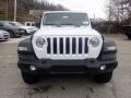 2021 Bright White Jeep Wrangler Unlimited Sport 4x4  photo #2