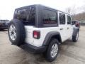 2021 Bright White Jeep Wrangler Unlimited Sport 4x4  photo #5