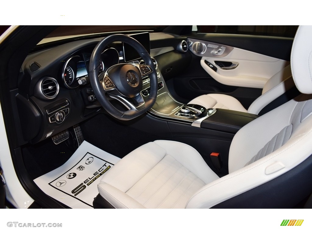 Porcelain/Black Interior 2018 Mercedes-Benz C 300 Cabriolet Photo #140300968