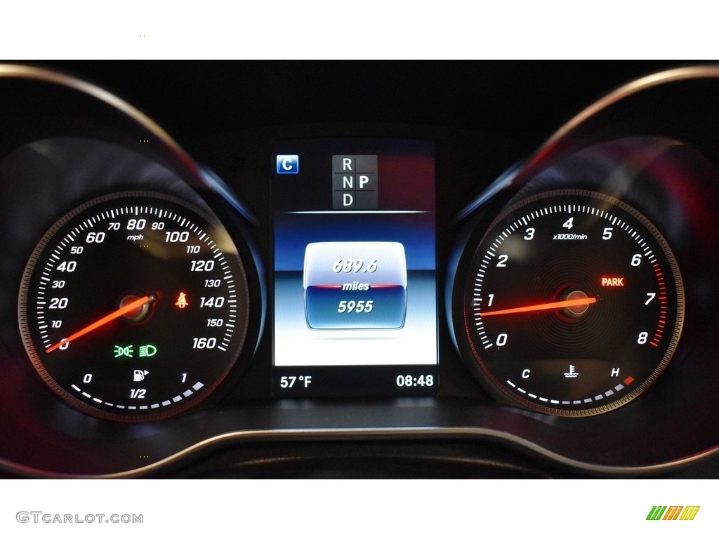 2018 Mercedes-Benz C 300 Cabriolet Gauges Photo #140301238