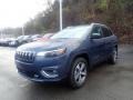 Slate Blue Pearl 2021 Jeep Cherokee Limited 4x4