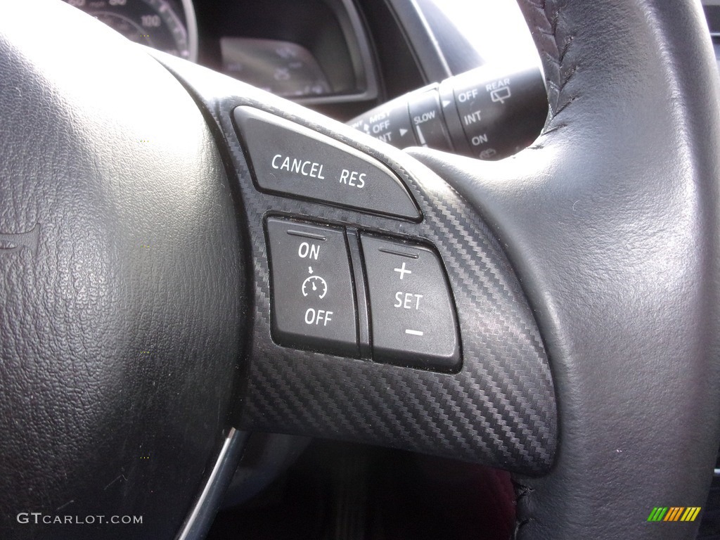 2016 Mazda CX-3 Touring AWD Black Steering Wheel Photo #140302682