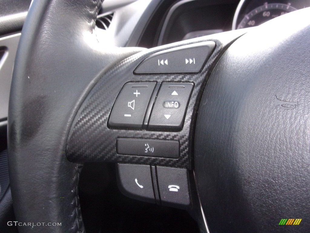 2016 Mazda CX-3 Touring AWD Black Steering Wheel Photo #140302702