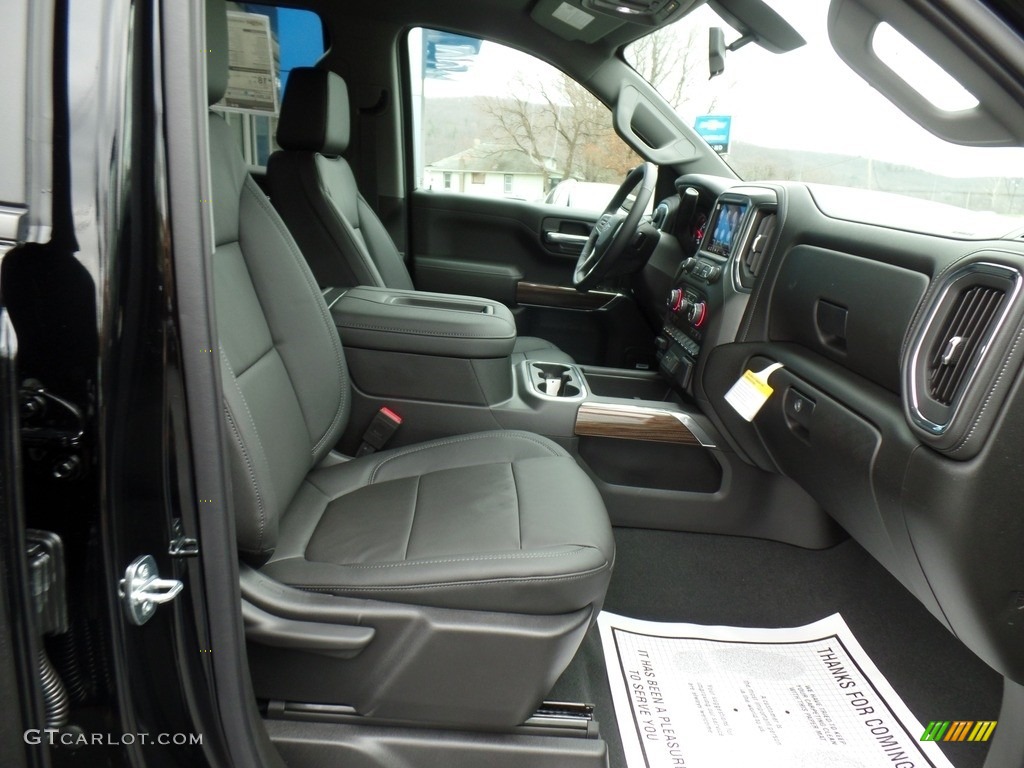 Jet Black Interior 2021 Chevrolet Silverado 1500 LT Trail Boss Crew Cab 4x4 Photo #140303806