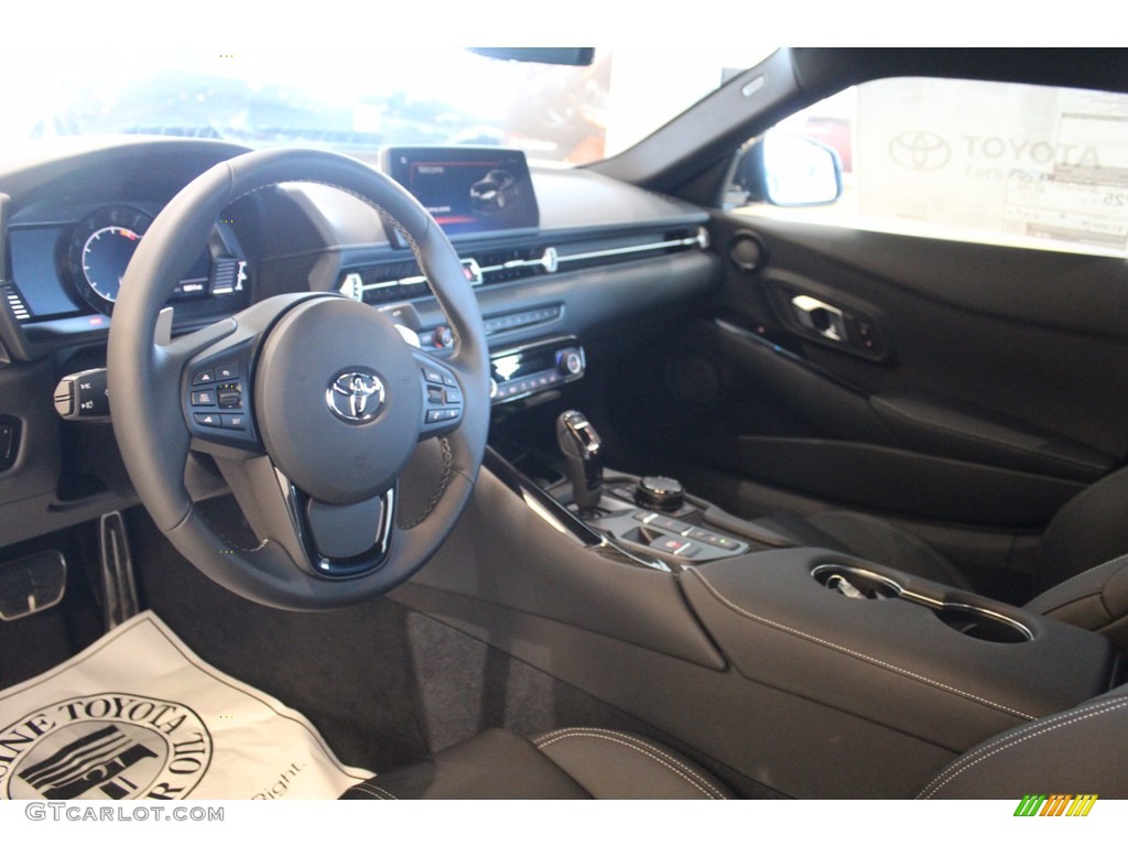 Black Interior 2021 Toyota GR Supra 3.0 Premium Photo #140304256