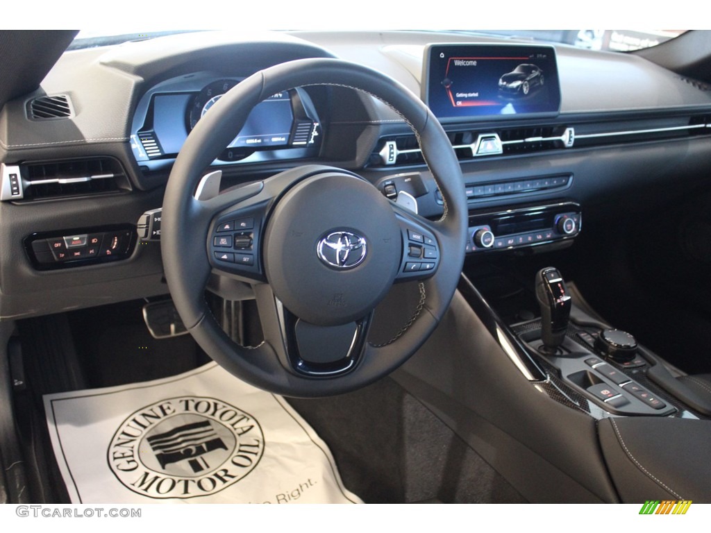 2021 Toyota GR Supra 3.0 Premium Black Dashboard Photo #140304268