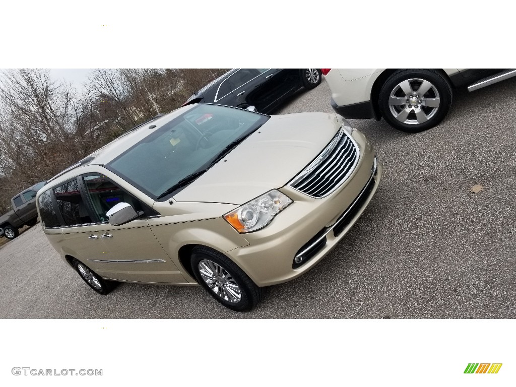 2011 Town & Country Limited - White Gold Metallic / Dark Frost Beige/Medium Frost Beige photo #1