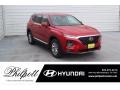2020 Calypso Red Hyundai Santa Fe SEL  photo #1