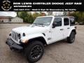 2021 Bright White Jeep Wrangler Unlimited Sport 4x4  photo #1