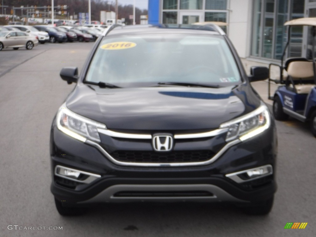 2016 CR-V EX-L AWD - Crystal Black Pearl / Black photo #4