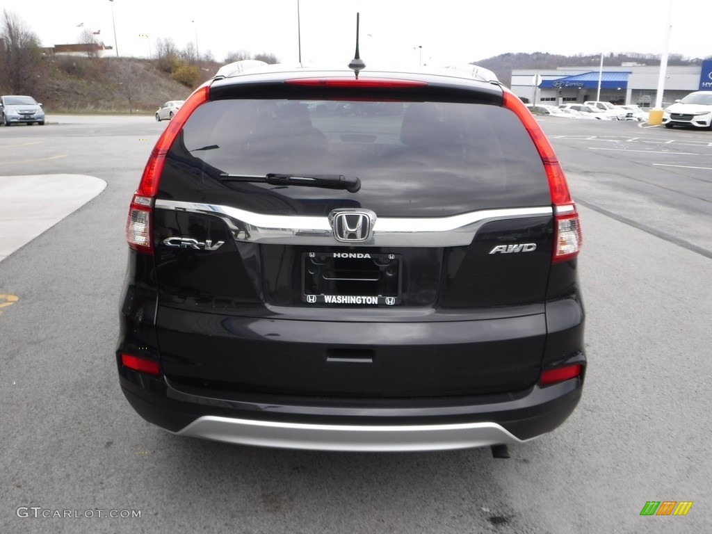 2016 CR-V EX-L AWD - Crystal Black Pearl / Black photo #8