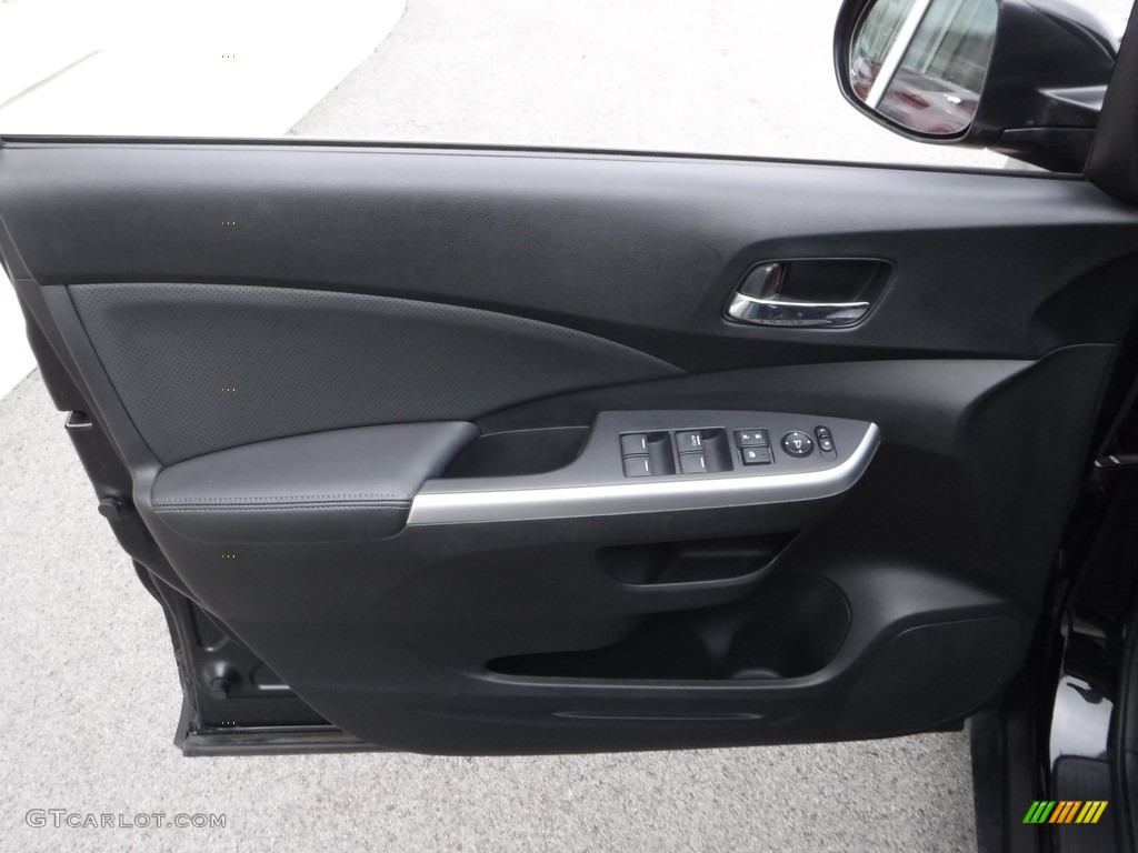 2016 CR-V EX-L AWD - Crystal Black Pearl / Black photo #14