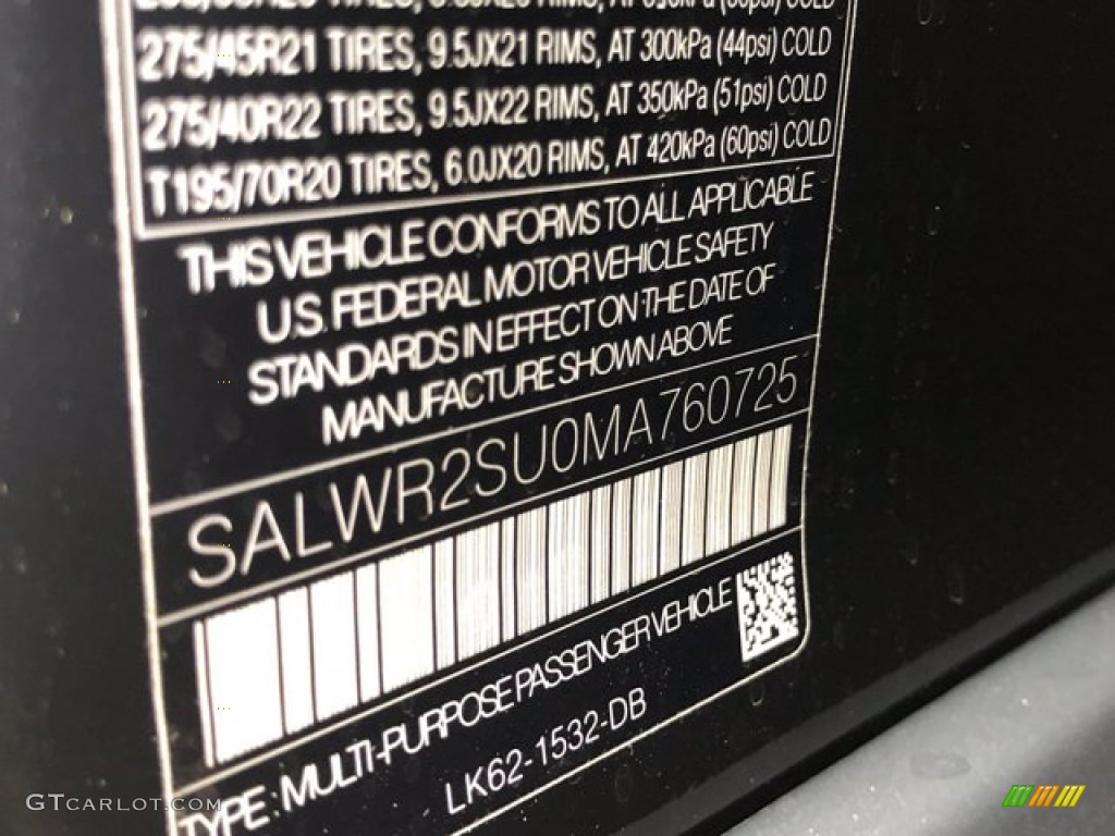 2021 Range Rover Sport HSE Silver Edition - Santorini Black Metallic / Ivory/Ebony photo #27