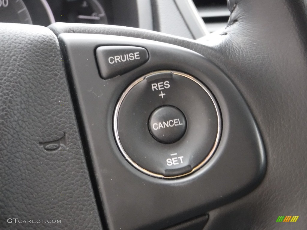 2016 Honda CR-V EX-L AWD Black Steering Wheel Photo #140307319