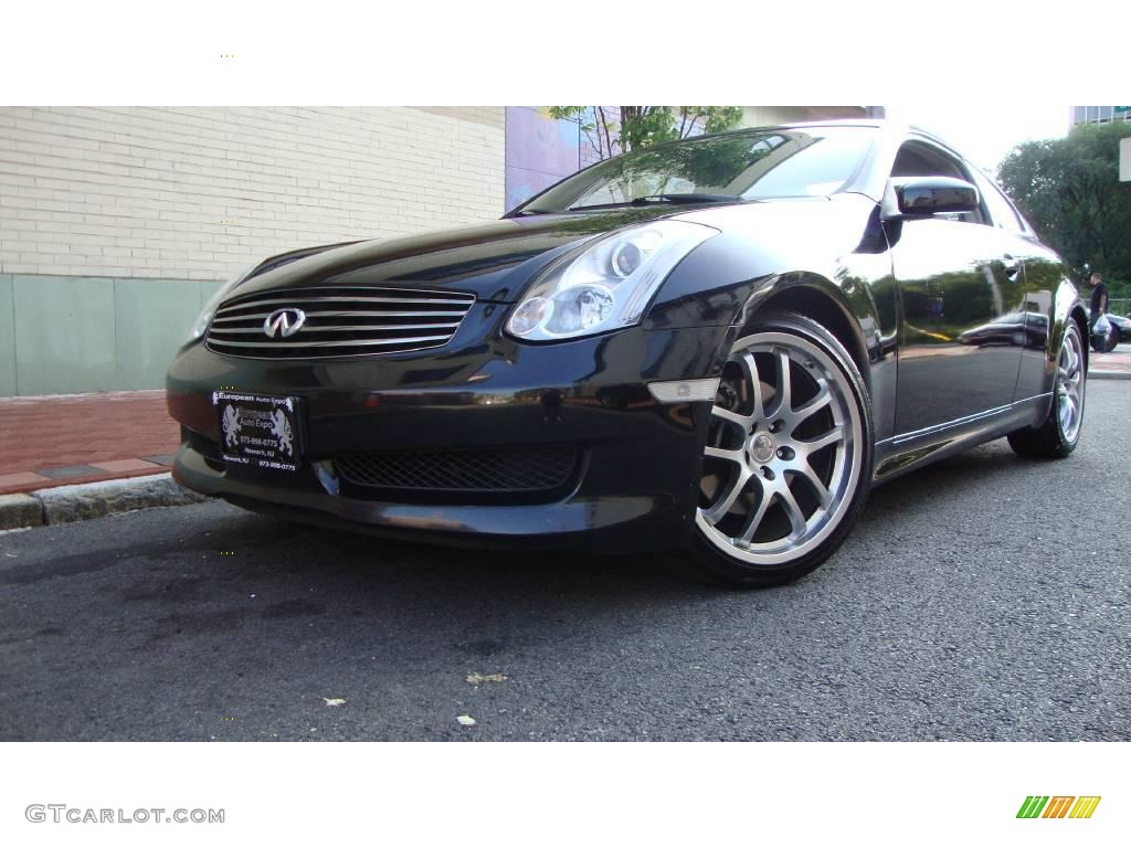 2006 G 35 Coupe - Black Obsidian / Graphite photo #1