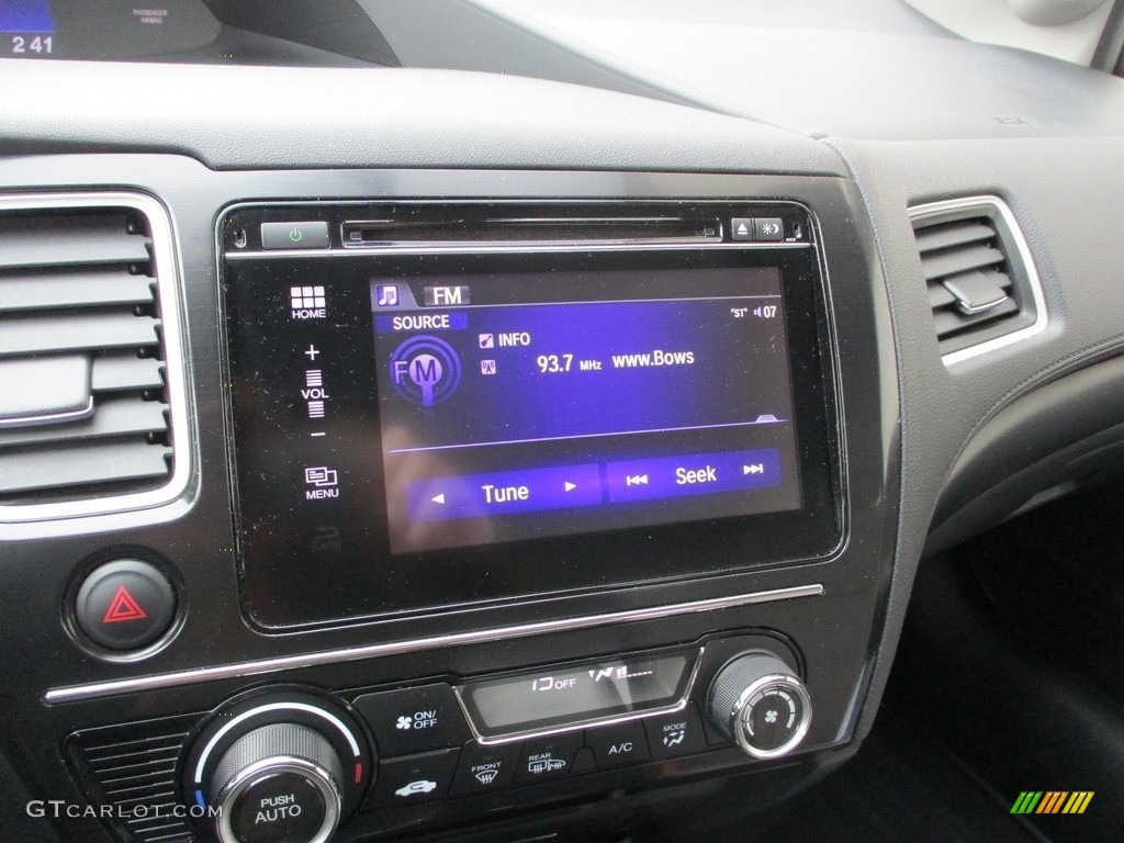 2014 Honda Civic EX-L Coupe Audio System Photos
