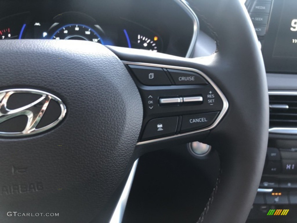 2020 Hyundai Santa Fe Limited AWD Espresso/Gray Steering Wheel Photo #140309601