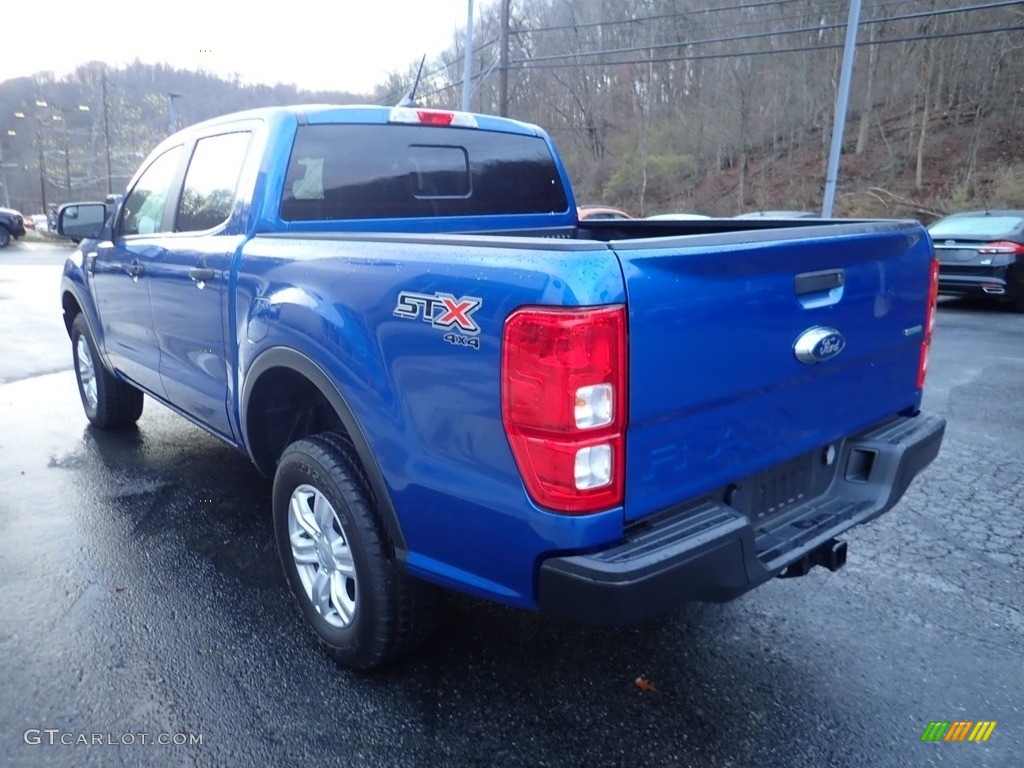 2019 Ranger STX SuperCrew 4x4 - Lightning Blue Metallic / Ebony photo #4