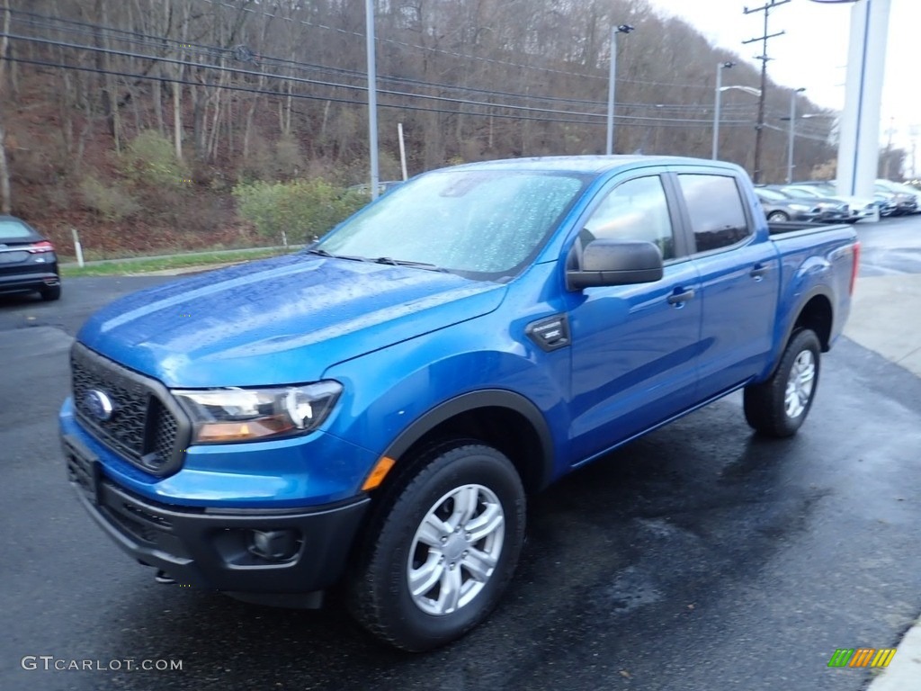 2019 Ranger STX SuperCrew 4x4 - Lightning Blue Metallic / Ebony photo #6