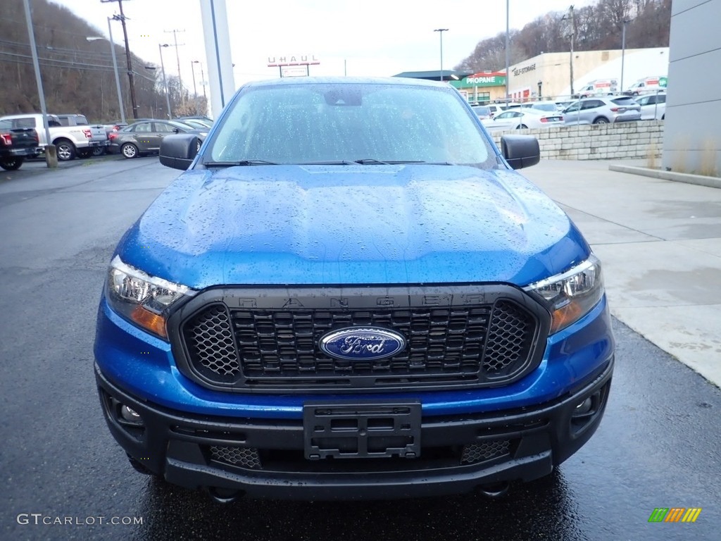 2019 Ranger STX SuperCrew 4x4 - Lightning Blue Metallic / Ebony photo #7