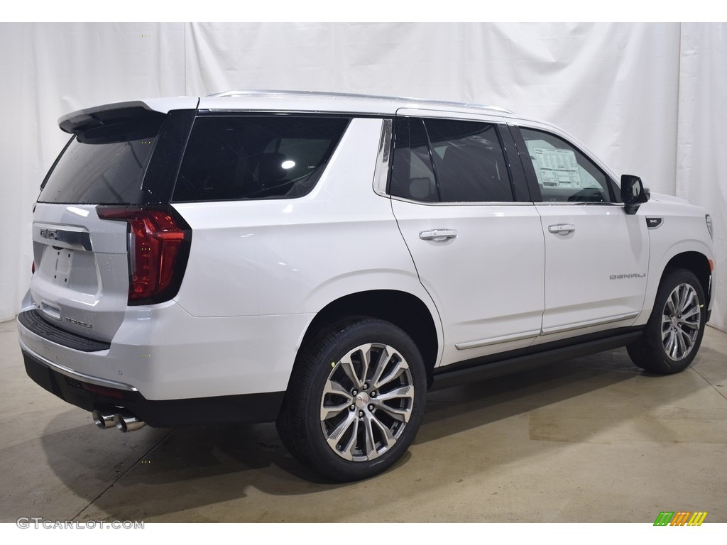 2021 White Frost Tricoat GMC Yukon Denali 4WD 140306053 Photo 2