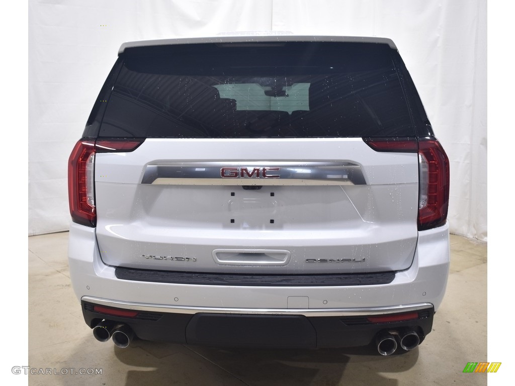 2021 Yukon Denali 4WD - White Frost Tricoat / Dark Walnut/­Slate photo #3