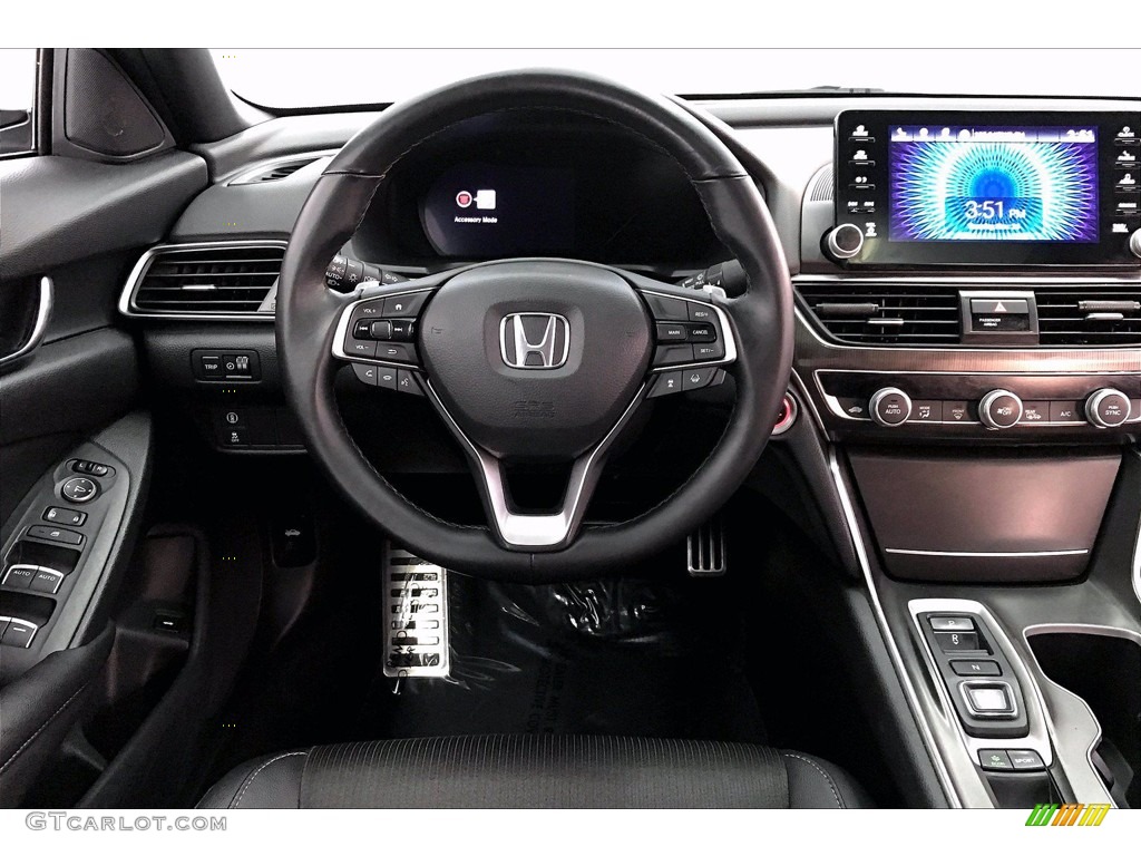 2019 Honda Accord Sport Sedan Black Dashboard Photo #140311135