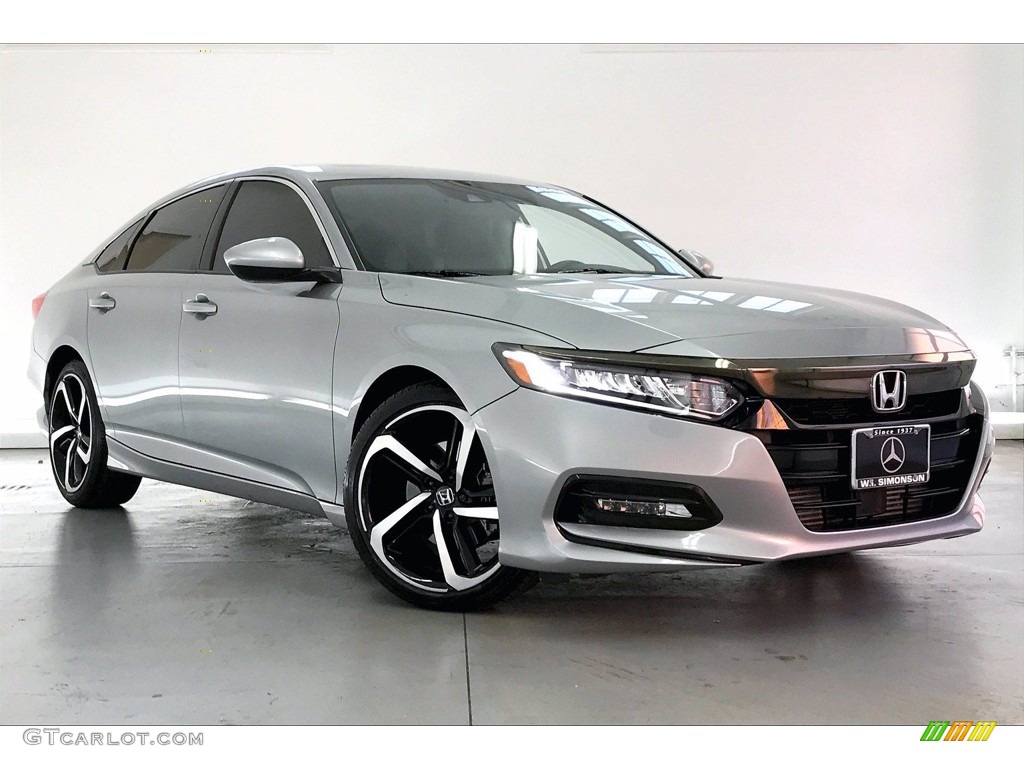 Lunar Silver Metallic 2019 Honda Accord Sport Sedan Exterior Photo #140311903