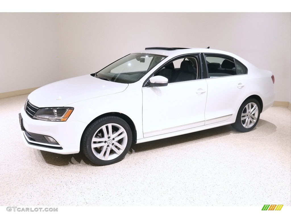 2017 Jetta SEL - Pure White / Titan Black photo #3