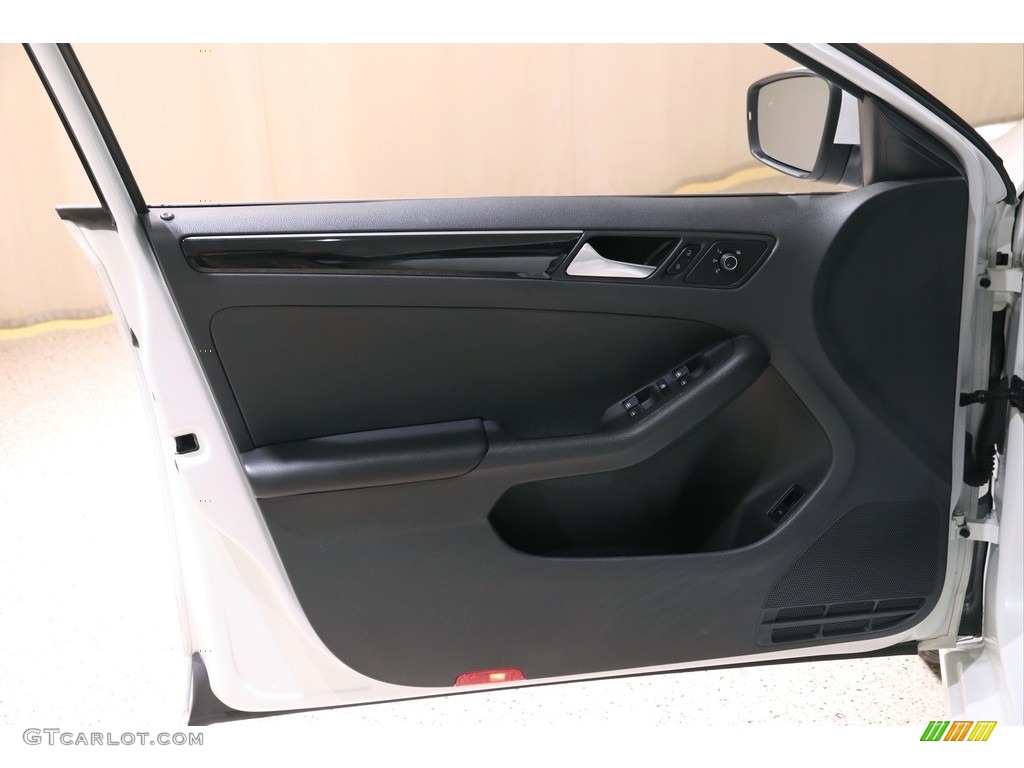 2017 Volkswagen Jetta SEL Titan Black Door Panel Photo #140312041