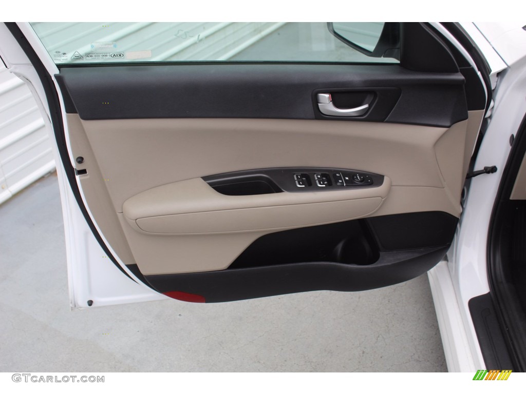 2017 Kia Optima LX Beige Door Panel Photo #140312410