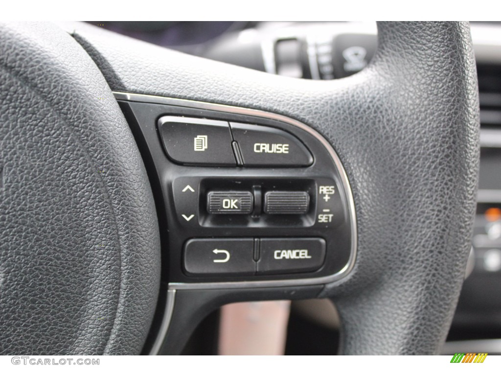 2017 Kia Optima LX Beige Steering Wheel Photo #140312485