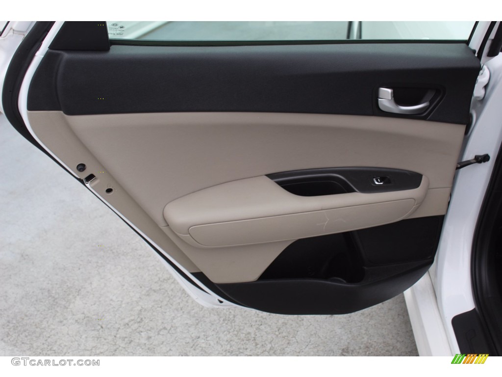 2017 Kia Optima LX Beige Door Panel Photo #140312626