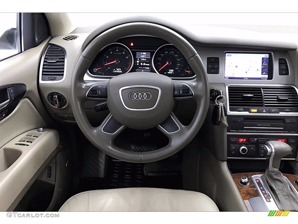 2013 Q7 3.0 TFSI quattro - Glacier White Metallic / Cardamom Beige photo #4