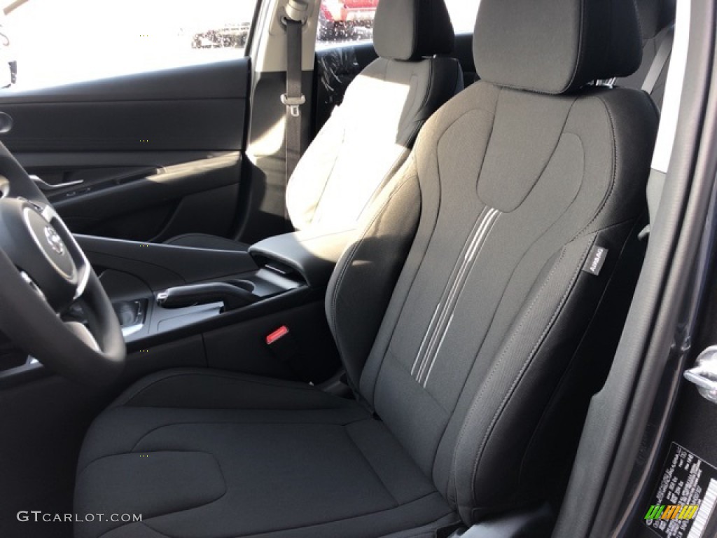 2021 Elantra SEL - Portofino Gray / Black photo #7