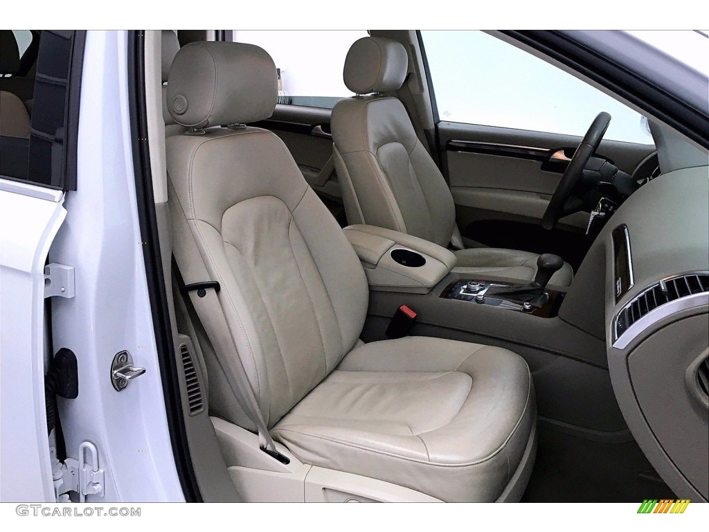 2013 Q7 3.0 TFSI quattro - Glacier White Metallic / Cardamom Beige photo #6