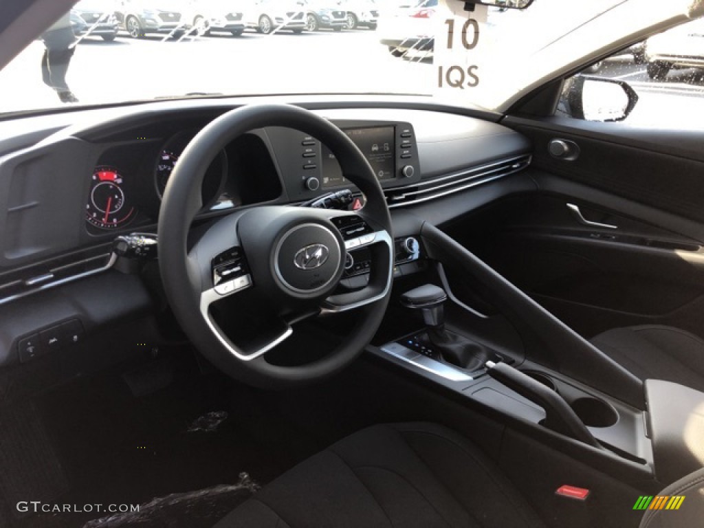 2021 Elantra SEL - Portofino Gray / Black photo #9
