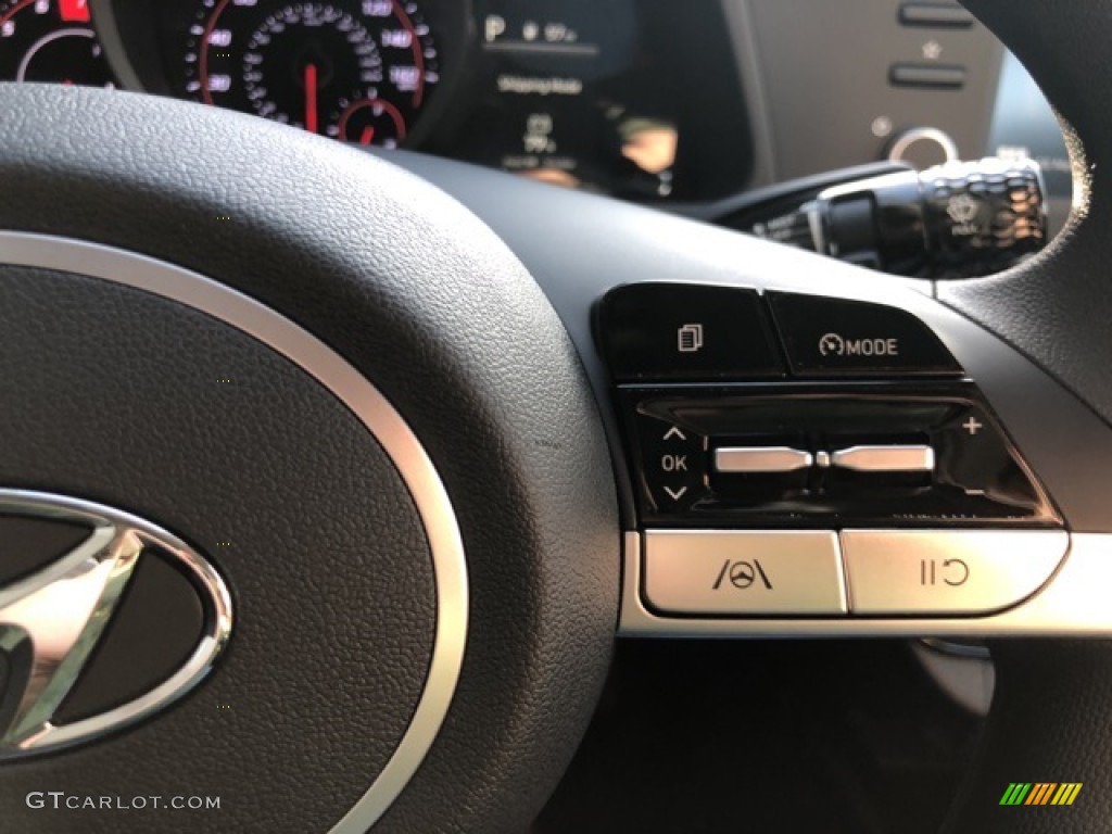 2021 Elantra SEL - Portofino Gray / Black photo #15