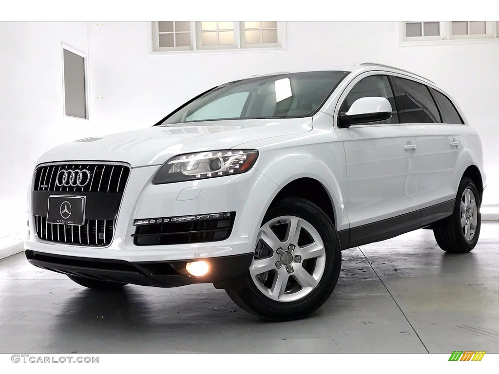 2013 Q7 3.0 TFSI quattro - Glacier White Metallic / Cardamom Beige photo #12