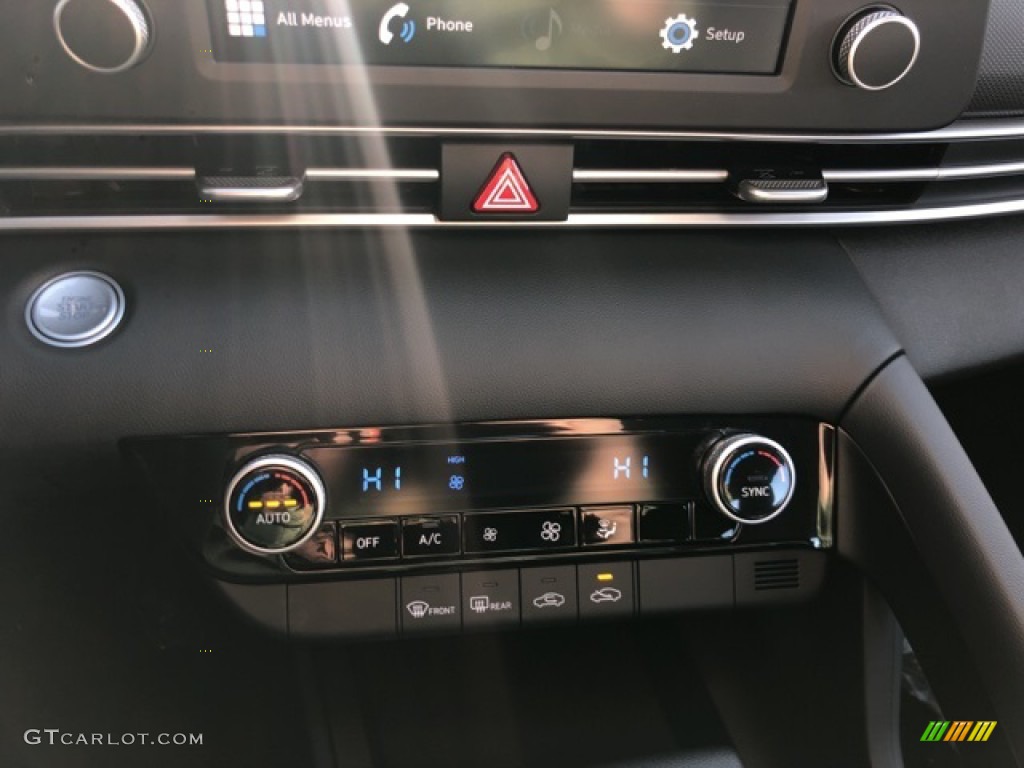 2021 Elantra SEL - Portofino Gray / Black photo #17