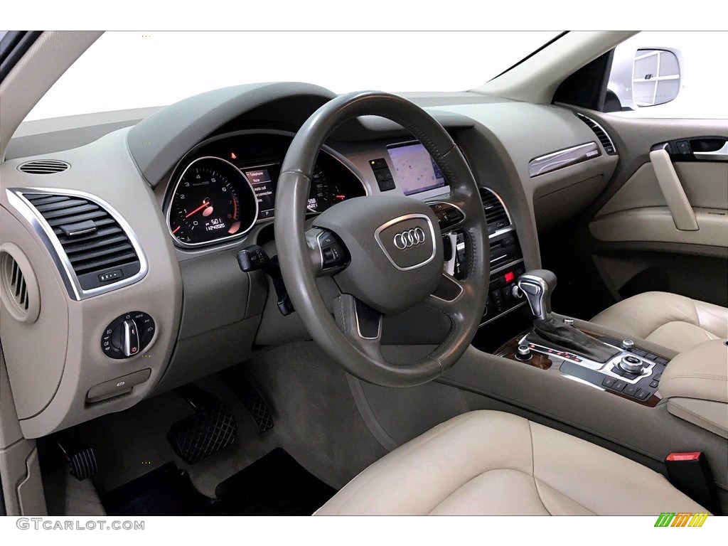 2013 Q7 3.0 TFSI quattro - Glacier White Metallic / Cardamom Beige photo #14