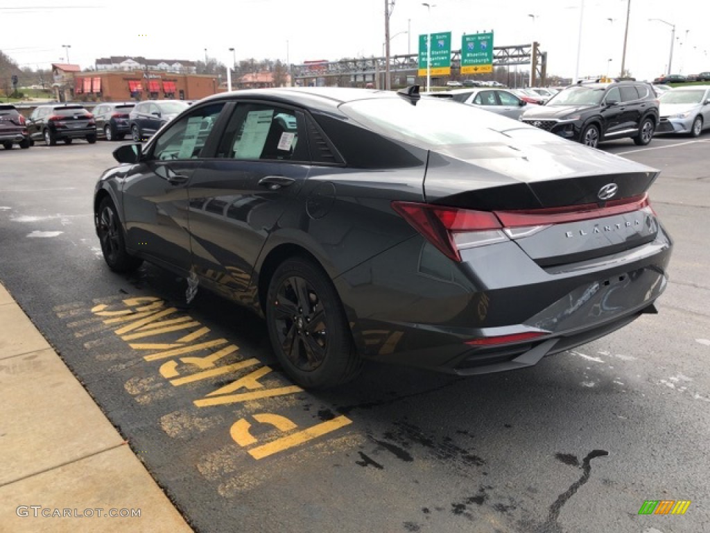 2021 Elantra SEL - Portofino Gray / Black photo #3