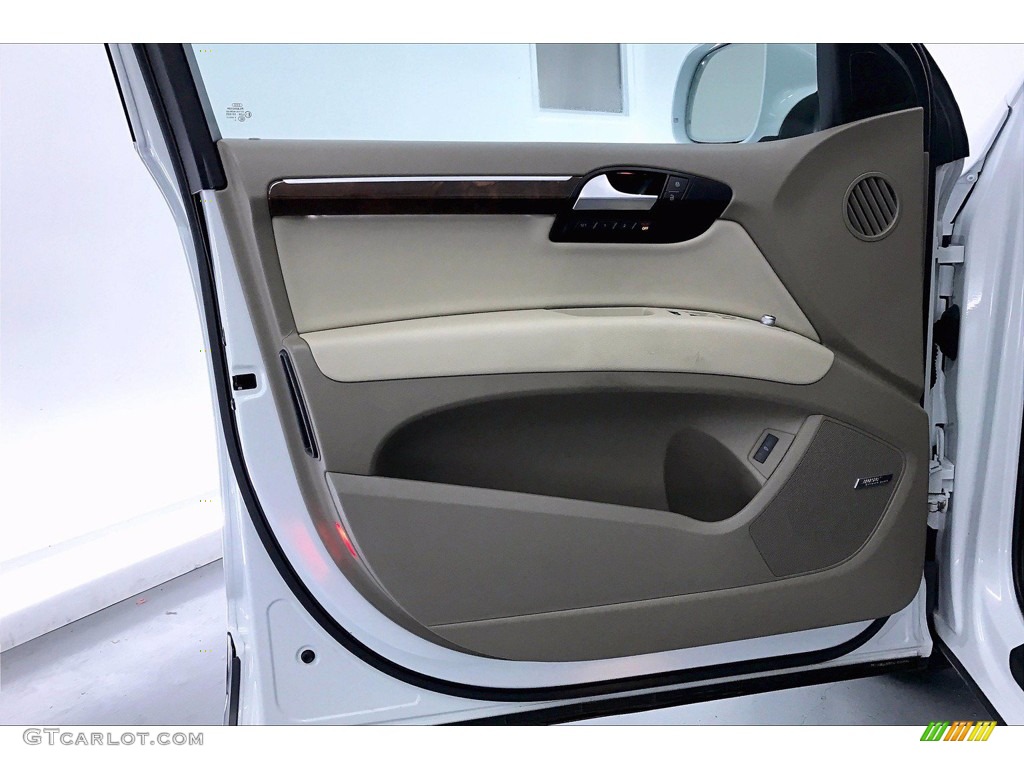 2013 Q7 3.0 TFSI quattro - Glacier White Metallic / Cardamom Beige photo #26