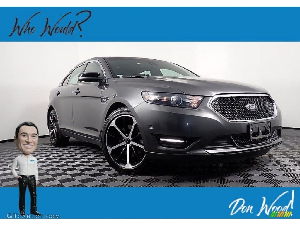2015 Taurus SHO AWD - Magnetic Metallic / SHO Charcoal Black/Mayan Gray photo #1
